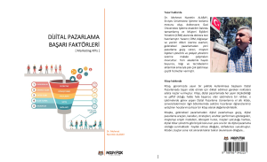 dijital pazarlama basari faktorleri on arka kapak