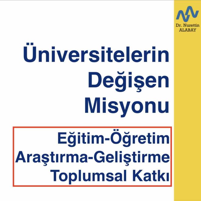 Üniversitelerin Değişen Misyonu